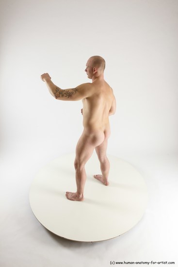 Nude Man White Standing poses - ALL Slim Bald Standing poses - simple Multi angles poses Realistic