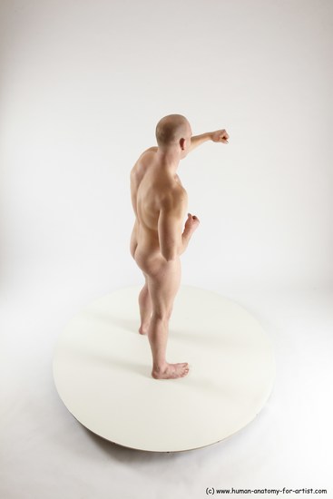 Nude Man White Standing poses - ALL Slim Bald Standing poses - simple Multi angles poses Realistic