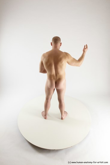 Nude Man White Standing poses - ALL Slim Bald Standing poses - simple Multi angles poses Realistic