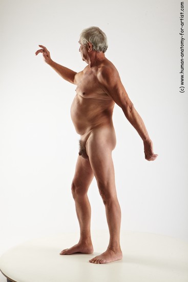 Nude Man White Standing poses - ALL Average Short Grey Standing poses - simple Realistic