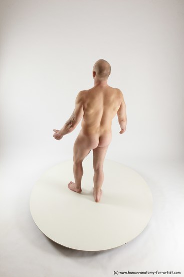 Nude Man White Standing poses - ALL Slim Bald Standing poses - simple Multi angles poses Realistic