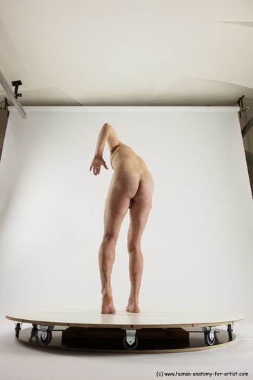 Nude Man White Standing poses - ALL Slim Short Brown Standing poses - simple Multi angles poses Realistic