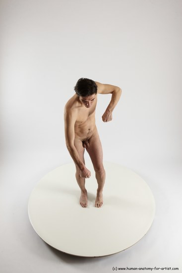 Nude Man White Standing poses - ALL Slim Short Brown Standing poses - simple Multi angles poses Realistic