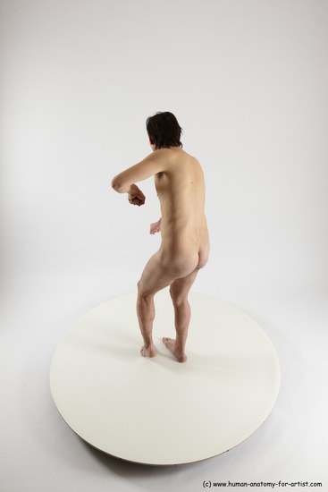 Nude Man White Standing poses - ALL Slim Short Brown Standing poses - simple Multi angles poses Realistic