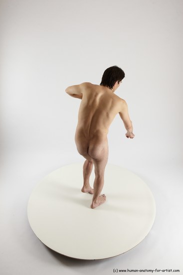 Nude Man White Standing poses - ALL Slim Short Brown Standing poses - simple Multi angles poses Realistic