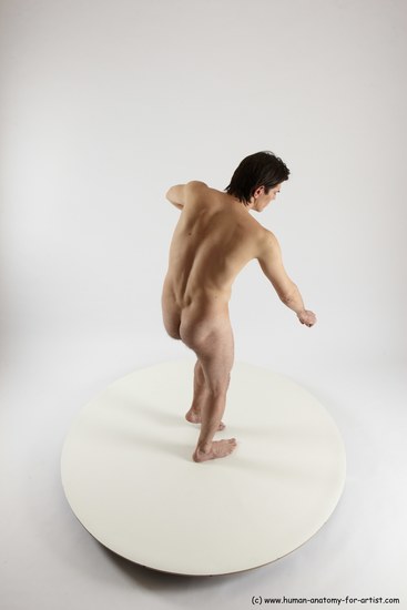 Nude Man White Standing poses - ALL Slim Short Brown Standing poses - simple Multi angles poses Realistic