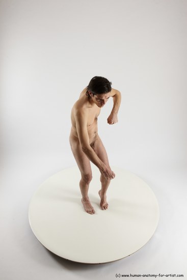 Nude Man White Standing poses - ALL Slim Short Brown Standing poses - simple Multi angles poses Realistic