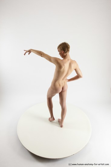 Nude Man White Standing poses - ALL Underweight Medium Brown Standing poses - simple Multi angles poses Realistic