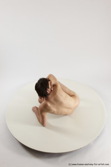 Nude Man White Standing poses - ALL Slim Short Brown Standing poses - simple Multi angles poses Realistic