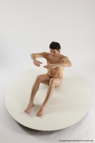 Nude Man White Standing poses - ALL Slim Short Brown Standing poses - simple Multi angles poses Realistic