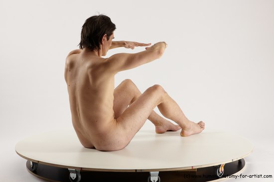 Nude Man White Standing poses - ALL Slim Short Brown Standing poses - simple Multi angles poses Realistic