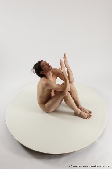 Nude Man White Standing poses - ALL Slim Short Brown Standing poses - simple Multi angles poses Realistic