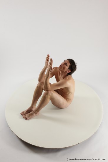 Nude Man White Standing poses - ALL Slim Short Brown Standing poses - simple Multi angles poses Realistic