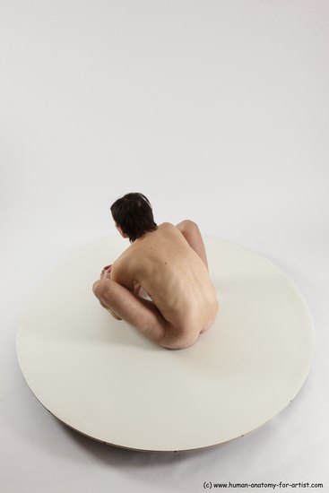 Nude Man White Standing poses - ALL Slim Short Brown Standing poses - simple Multi angles poses Realistic