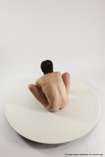 Nude Man White Standing poses - ALL Slim Short Brown Standing poses - simple Multi angles poses Realistic