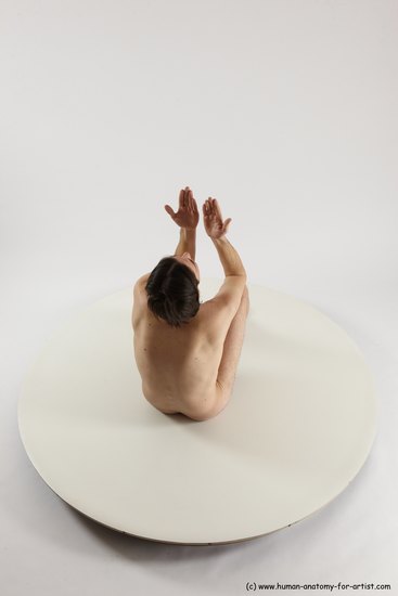 Nude Man White Standing poses - ALL Slim Short Brown Standing poses - simple Multi angles poses Realistic