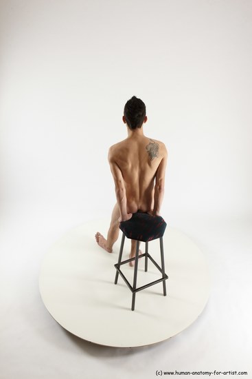 Nude Man White Standing poses - ALL Athletic Short Brown Standing poses - simple Multi angles poses Realistic