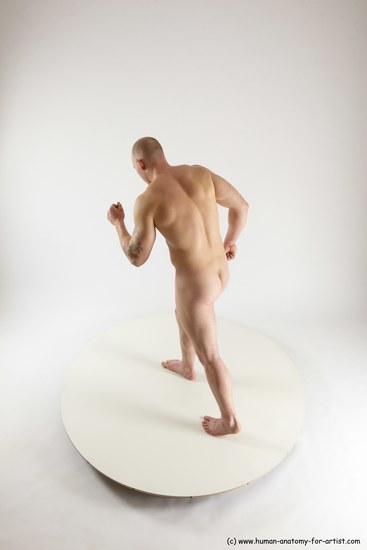 Nude Man White Standing poses - ALL Slim Bald Standing poses - simple Multi angles poses Realistic