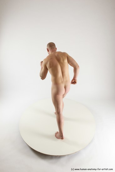 Nude Man White Standing poses - ALL Slim Bald Standing poses - simple Multi angles poses Realistic