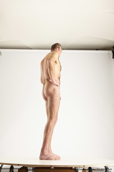 Nude Daily activities Man White Standing poses - ALL Slim Short Brown Standing poses - simple Multi angles poses Realistic