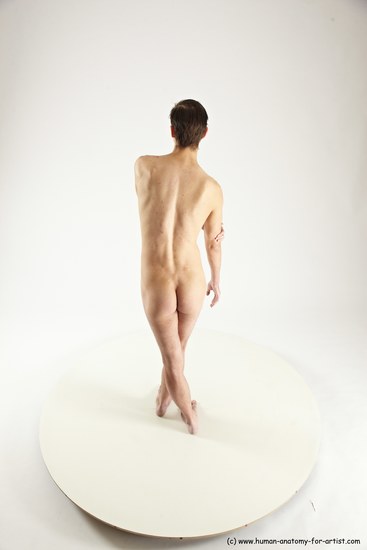 Nude Man White Standing poses - ALL Athletic Short Brown Standing poses - simple Multi angles poses Realistic