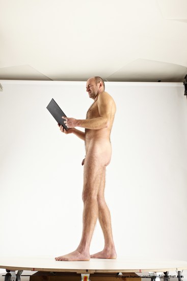 Nude Daily activities Man White Standing poses - ALL Slim Short Brown Standing poses - simple Multi angles poses Realistic