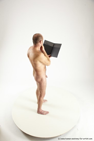 Nude Daily activities Man White Standing poses - ALL Slim Short Brown Standing poses - simple Multi angles poses Realistic