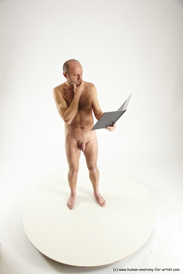 Nude Daily activities Man White Standing poses - ALL Slim Short Brown Standing poses - simple Multi angles poses Realistic