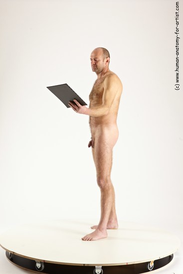 Nude Daily activities Man White Standing poses - ALL Slim Short Brown Standing poses - simple Multi angles poses Realistic