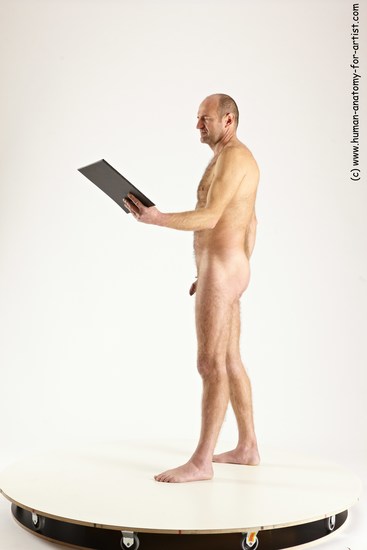 Nude Daily activities Man White Standing poses - ALL Slim Short Brown Standing poses - simple Multi angles poses Realistic