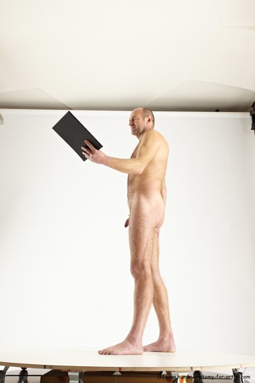 Nude Daily activities Man White Standing poses - ALL Slim Short Brown Standing poses - simple Multi angles poses Realistic