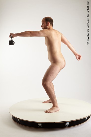 Nude Man White Standing poses - ALL Average Short Brown Standing poses - simple Realistic