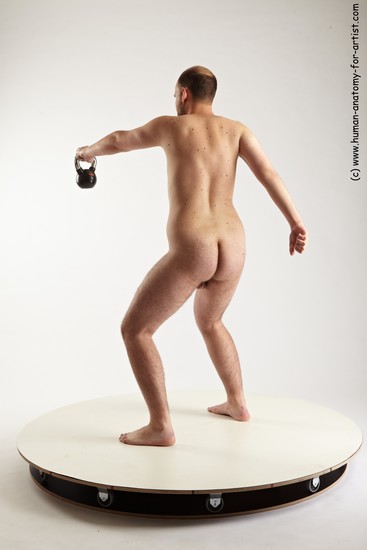 Nude Man White Standing poses - ALL Average Short Brown Standing poses - simple Realistic