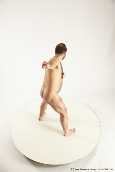 Nude Man White Standing poses - ALL Average Short Brown Standing poses - simple Multi angles poses Realistic