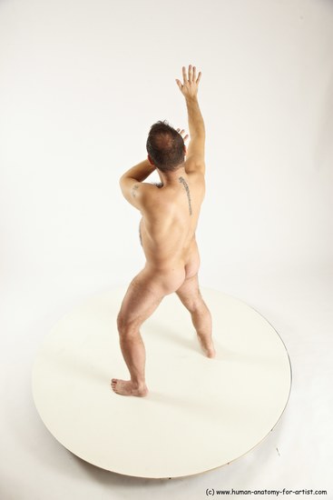 Nude Man White Standing poses - ALL Average Short Brown Standing poses - simple Multi angles poses Realistic