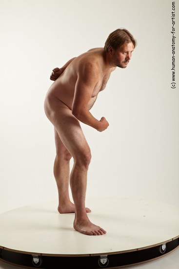 Nude Man White Standing poses - ALL Average Short Blond Standing poses - simple Realistic