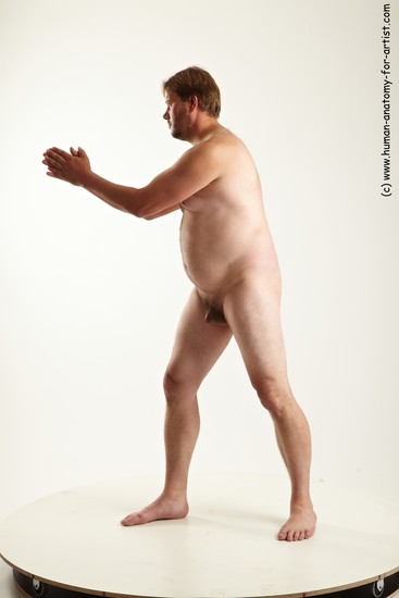 Nude Man White Standing poses - ALL Average Short Blond Standing poses - simple Realistic