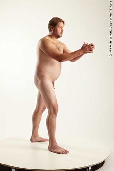 Nude Man White Standing poses - ALL Average Short Blond Standing poses - simple Realistic