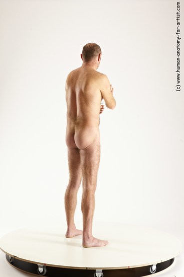 Nude Daily activities Man White Standing poses - ALL Slim Short Brown Standing poses - simple Multi angles poses Realistic