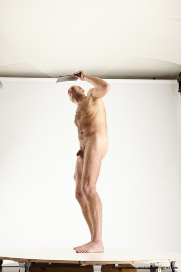 Nude Daily activities Man White Standing poses - ALL Slim Short Brown Standing poses - simple Multi angles poses Realistic