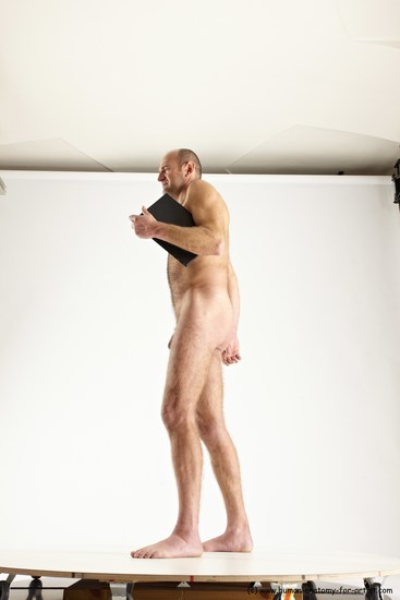 Nude Daily activities Man White Standing poses - ALL Slim Short Brown Standing poses - simple Multi angles poses Realistic