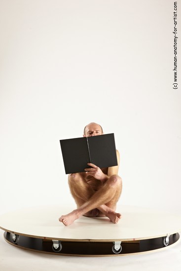 Nude Daily activities Man White Sitting poses - simple Slim Short Brown Sitting poses - ALL Multi angles poses Realistic