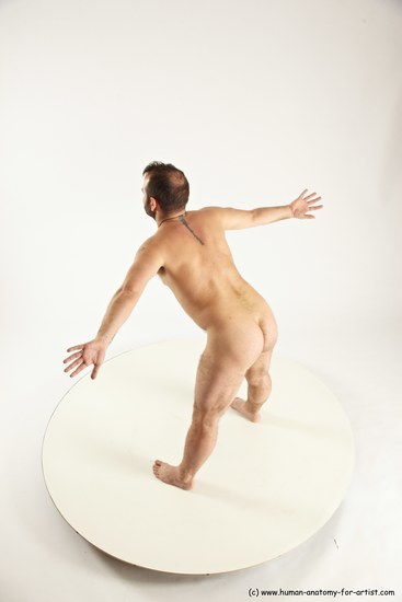 Nude Man White Standing poses - ALL Average Short Brown Standing poses - simple Multi angles poses Realistic