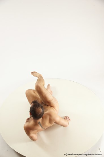 Nude Man White Laying poses - ALL Average Short Brown Laying poses - on side Multi angles poses Realistic