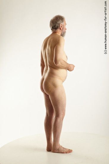 Nude Man White Standing poses - ALL Average Short Grey Standing poses - simple Realistic