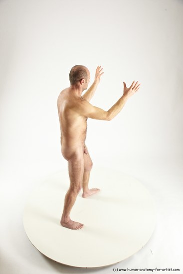 Nude Man White Standing poses - ALL Slim Short Brown Standing poses - simple Multi angles poses Realistic