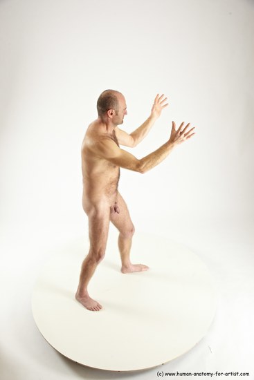 Nude Man White Standing poses - ALL Slim Short Brown Standing poses - simple Multi angles poses Realistic