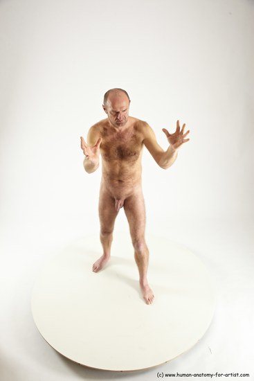 Nude Man White Standing poses - ALL Slim Short Brown Standing poses - simple Multi angles poses Realistic