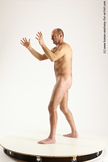 Nude Man White Standing poses - ALL Slim Short Brown Standing poses - simple Multi angles poses Realistic