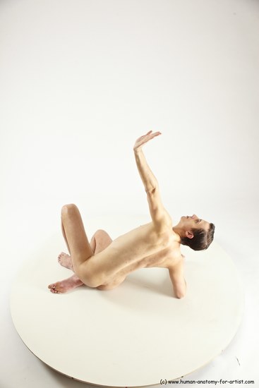 Nude Man White Sitting poses - simple Athletic Short Brown Sitting poses - ALL Multi angles poses Realistic